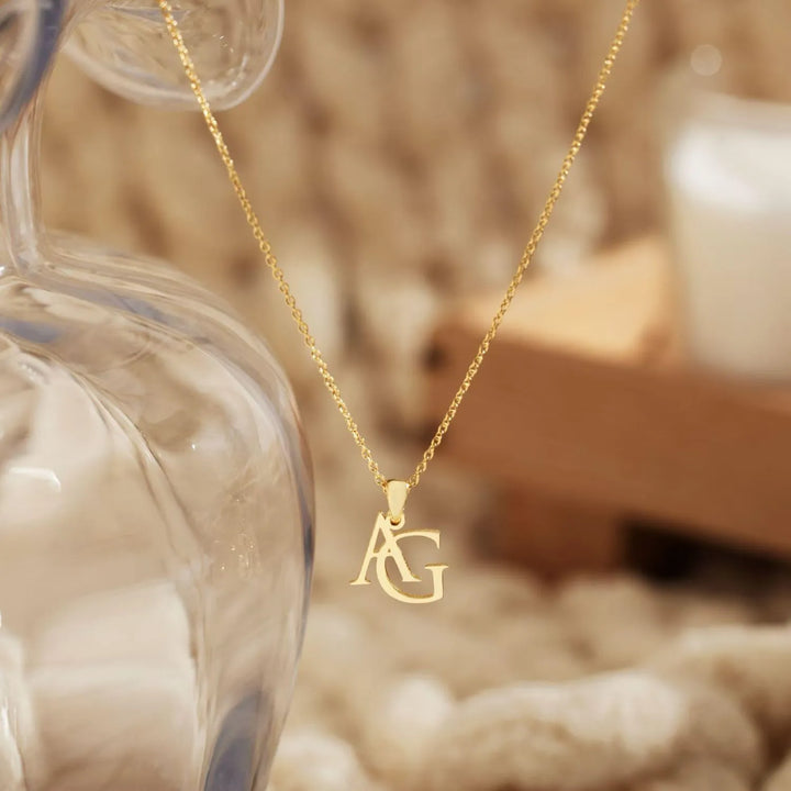 Double Initial Necklace
