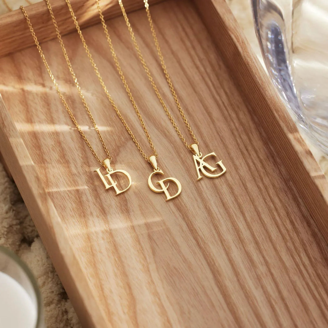 Double Initial Necklace