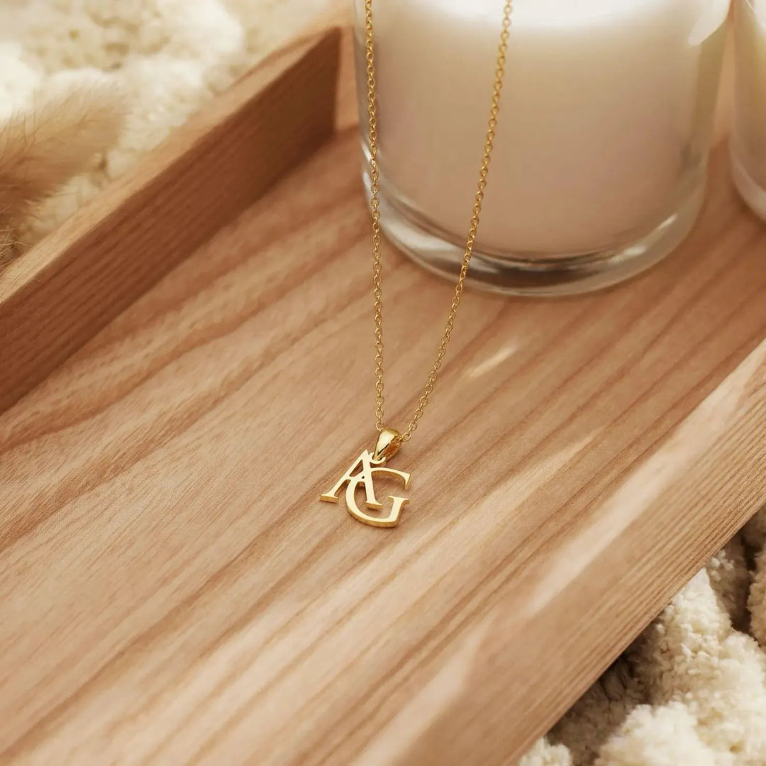 Double Initial Necklace