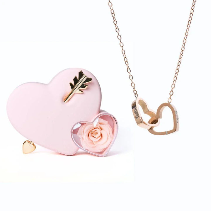 Eternal Heart Box & Personalized Necklace