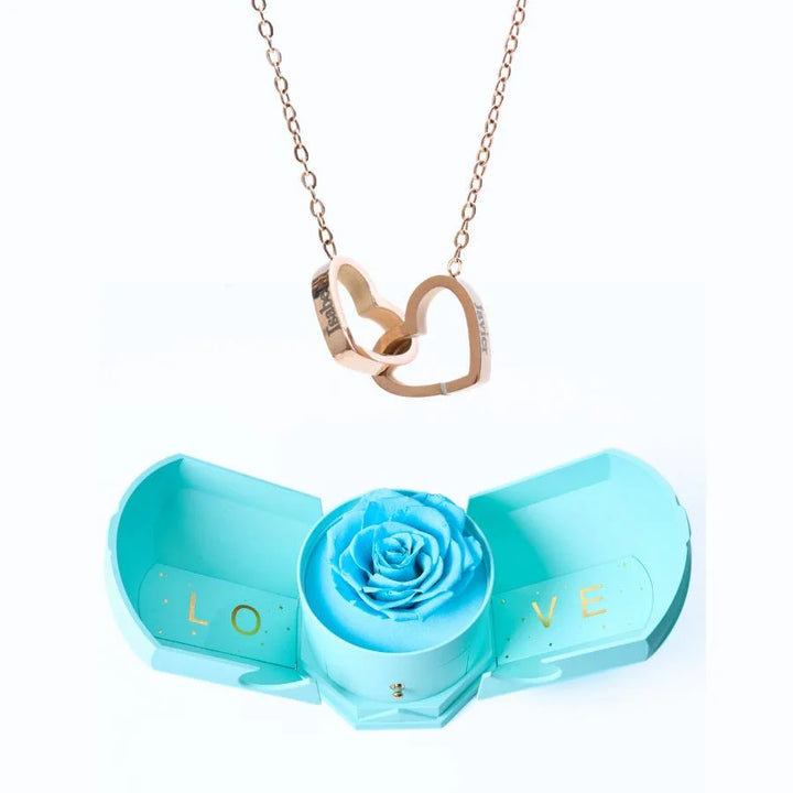 Eternal Love box & Personalized Necklace