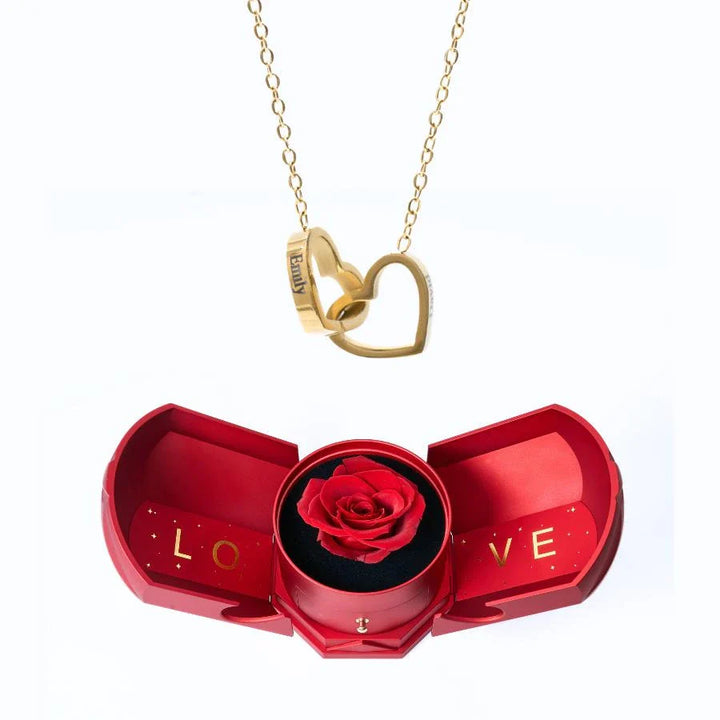 Eternal Love box & Personalized Necklace