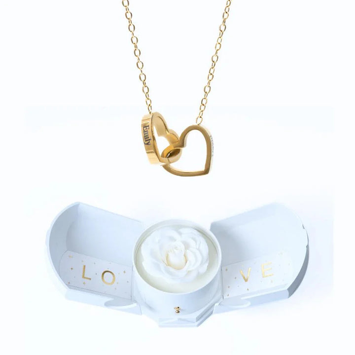 Eternal Love box & Personalized Necklace