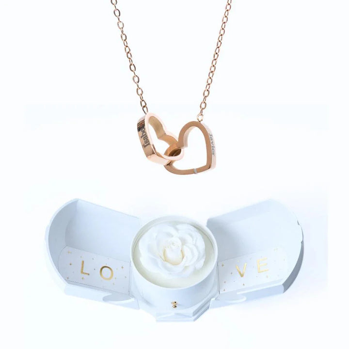 Eternal Love box & Personalized Necklace