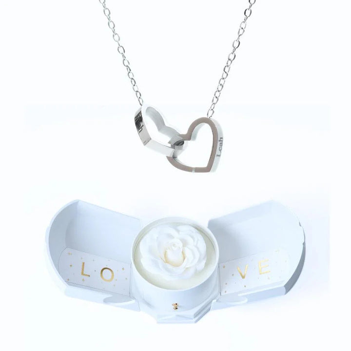 Eternal Love box & Personalized Necklace