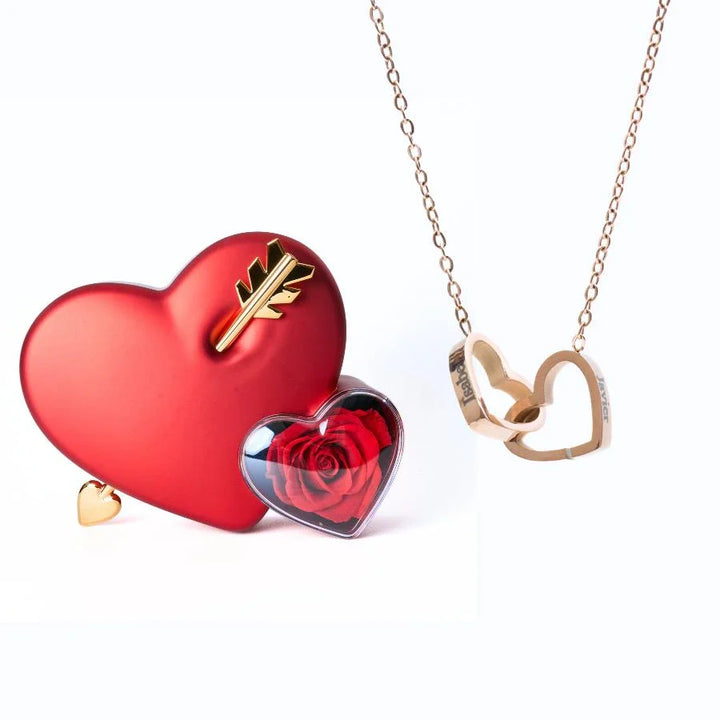 Eternal Heart Box & Personalized Necklace
