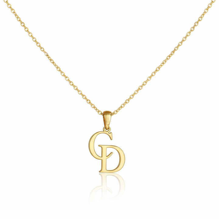 Double Initial Necklace
