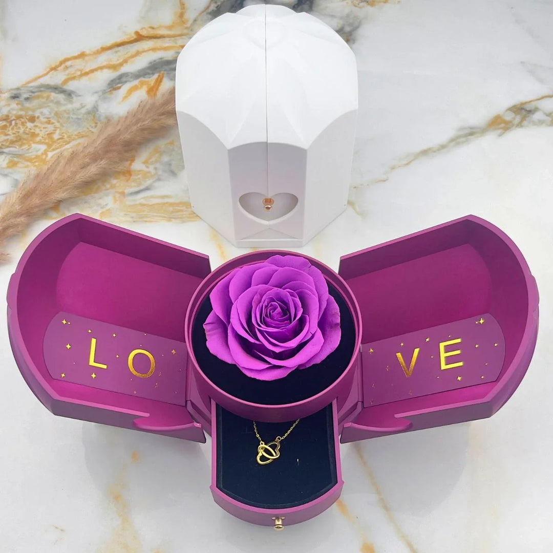 Eternal Love box & Personalized Necklace