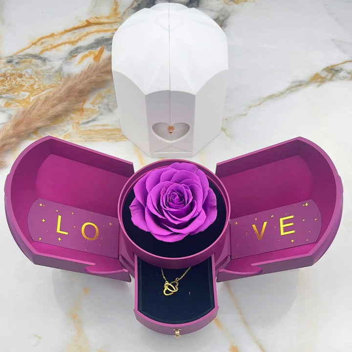 Eternal Love box & Personalized Necklace