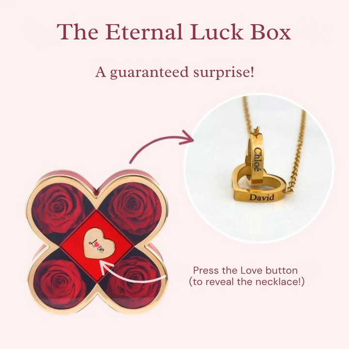 Eternal Luck Box & Personalized Necklace