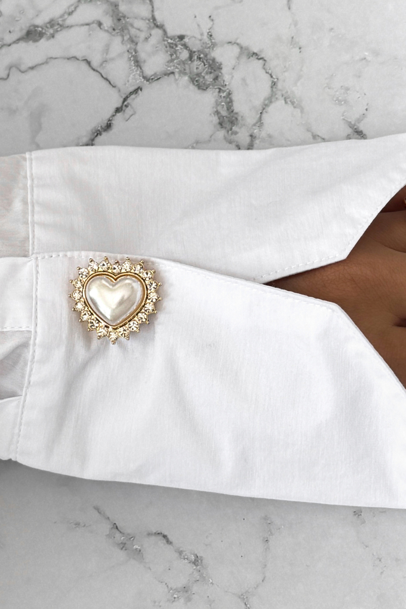 Rhinestone Heart | 1 Set